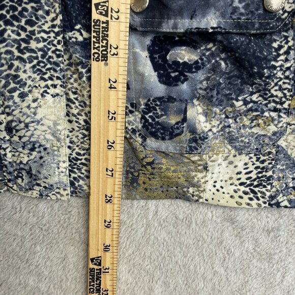 Chico's Zenergy Women's Size 3X Jacket Snake Print Mock neck Full Zip - Picture 2 of 9